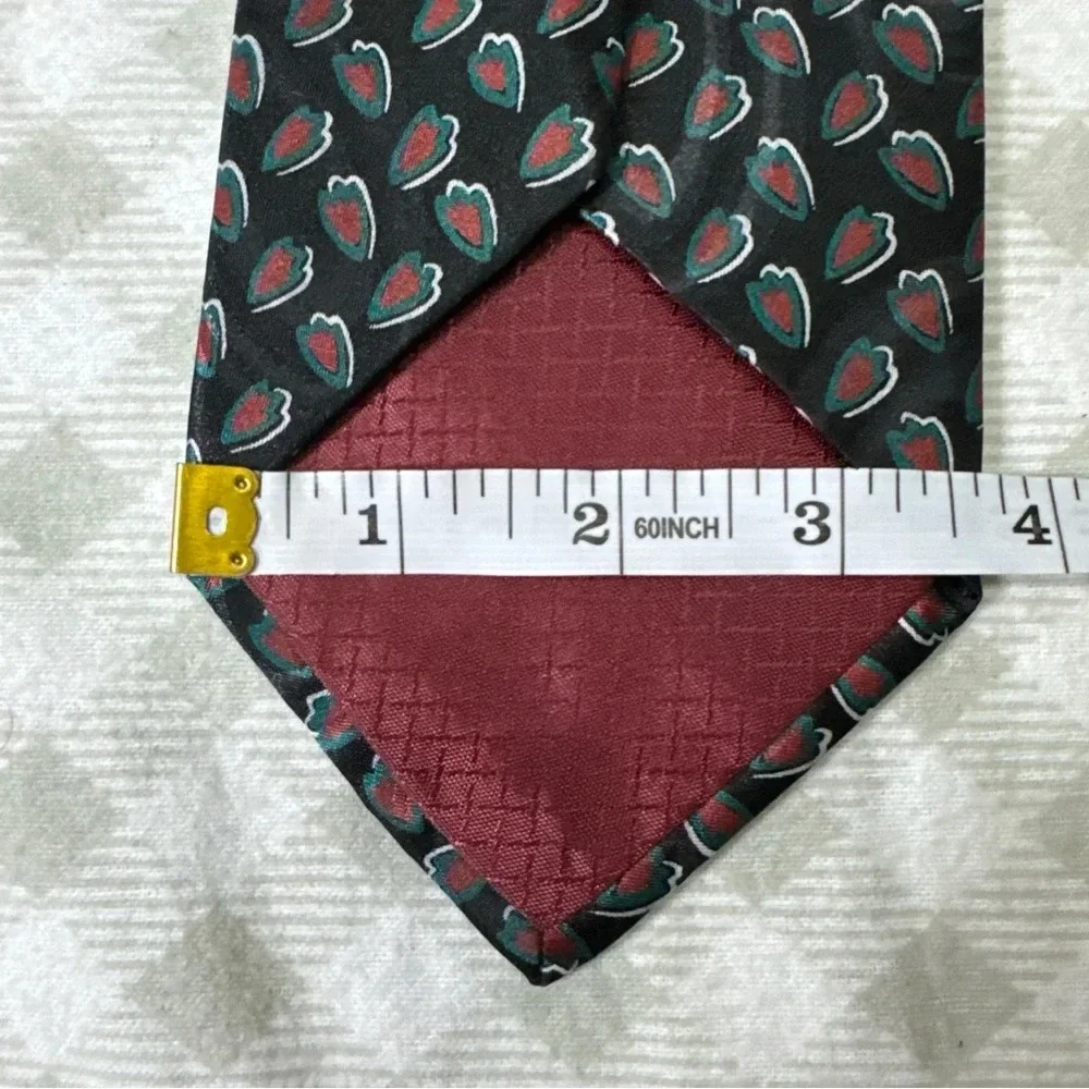 Vtg Christian Dior Monsieur Luxury Tie Colorful Abstract Print Necktie